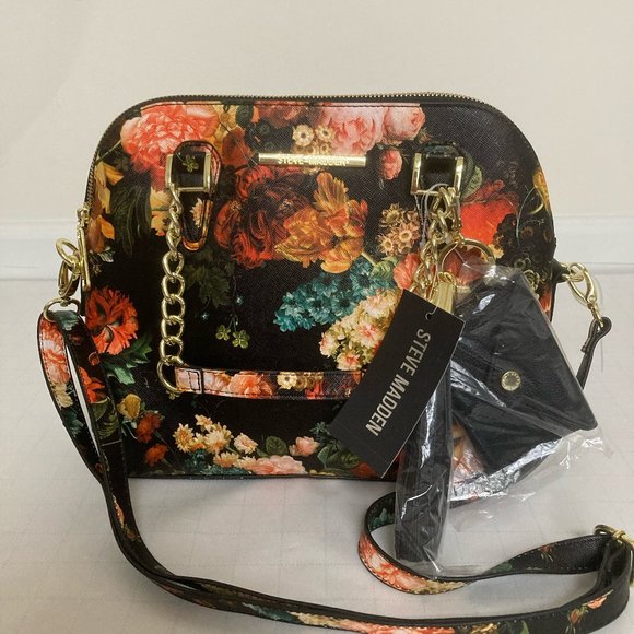 Steve Madden Handbags - Steve Madden BHelena Victorian Floral Mini Dome Bag New